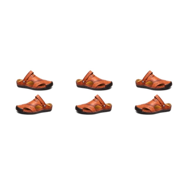 Sonducket 1 par de sandalias de hombre Primavera Verano transpirables con estilo impermeable Color sólido senderismo marido padre zapatos regalo Type1 NO1