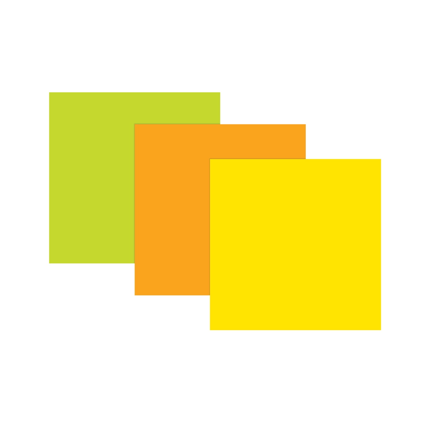 Post-it Super Sticky Big Notes, 11 in x 11 in, Neon Orange