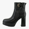 thumbnail image 2 of Steve Madden Summit Women's Boots Black Leather Size 11 M, 2 of 8