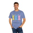 thumbnail image 4 of Easter Bunny Peepsicles Christians Holiday Men Wom Unisex Garment-Dyed T-shirt, 4 of 4