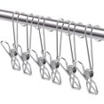 thumbnail image 1 of Nuevos productos en 2023, 20 piezas de pinzas de ropa de metal, pinzas de ropa de acero inoxidable de 9,5 cm Pinzas para ropa Pinzas para ropa, 1 of 5