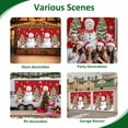 thumbnail image 5 of Fsddascl 7 x 16 Ft Christmas Garage Door Cover, Red Snowman Christmas Large Garage Door Banner, Tree Snowflake Gifts Hanging Garage Mural Background for Indoor Outdoor Xmas Party Supplies, 5 of 9