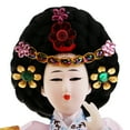 thumbnail image 4 of Muñeca folclórica belleza mujer artesanía adorno boda decoración 30cm #2 perfke Muñeca coreana hecha a mano, 4 of 9