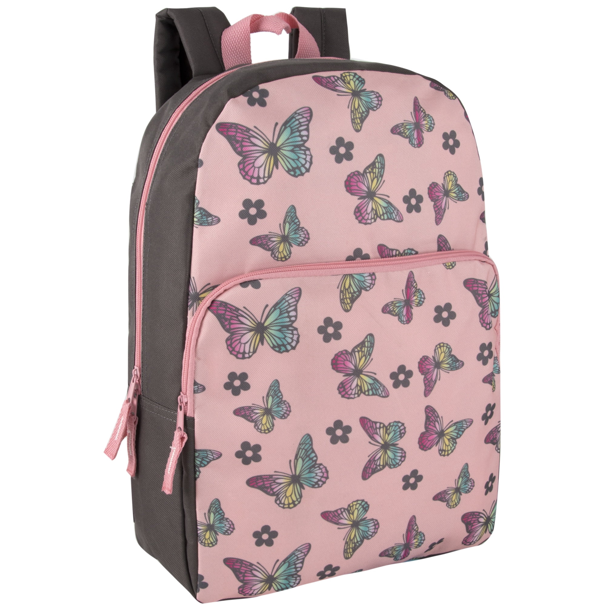 24 Pack of Bulk Wholesale 17 Inch Fun Printed Backpacks for Commute and Travel in Fun Mixed Unisex Pack