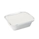 thumbnail image 5 of Kearding Caja de papel de aluminio multiusos de 20 piezas: caja para llevar con sabor delicioso, respetuosa con el medio ambiente e higiénica, 150+tapas de papel 450ml 2Conjunto, 5 of 6