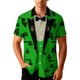 thumbnail image 2 of Ceisia St. Patrick's Day Men's Unisex Hawaiian Shirt | Summer Beach Casual Short Sleeve Button Down Gift Printed Top, 2 of 9