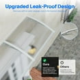 thumbnail image 4 of GUANSU-CN Polycarbonate Window Door Awning Canopy Clear with Gray Bracket 40 Inch x 120 Inch, 4 of 6
