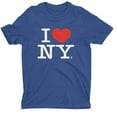 thumbnail image 3 of Men's I Love NY Officially Licensed Adult Unisex Tees White, 3 of 8