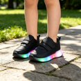 thumbnail image 5 of QTSHPN Girls Sneakers Kids Light up Padded Casual Sport Shoes Comfortable Everyday Play Footwear Big Kids Sneaker, 5 of 5