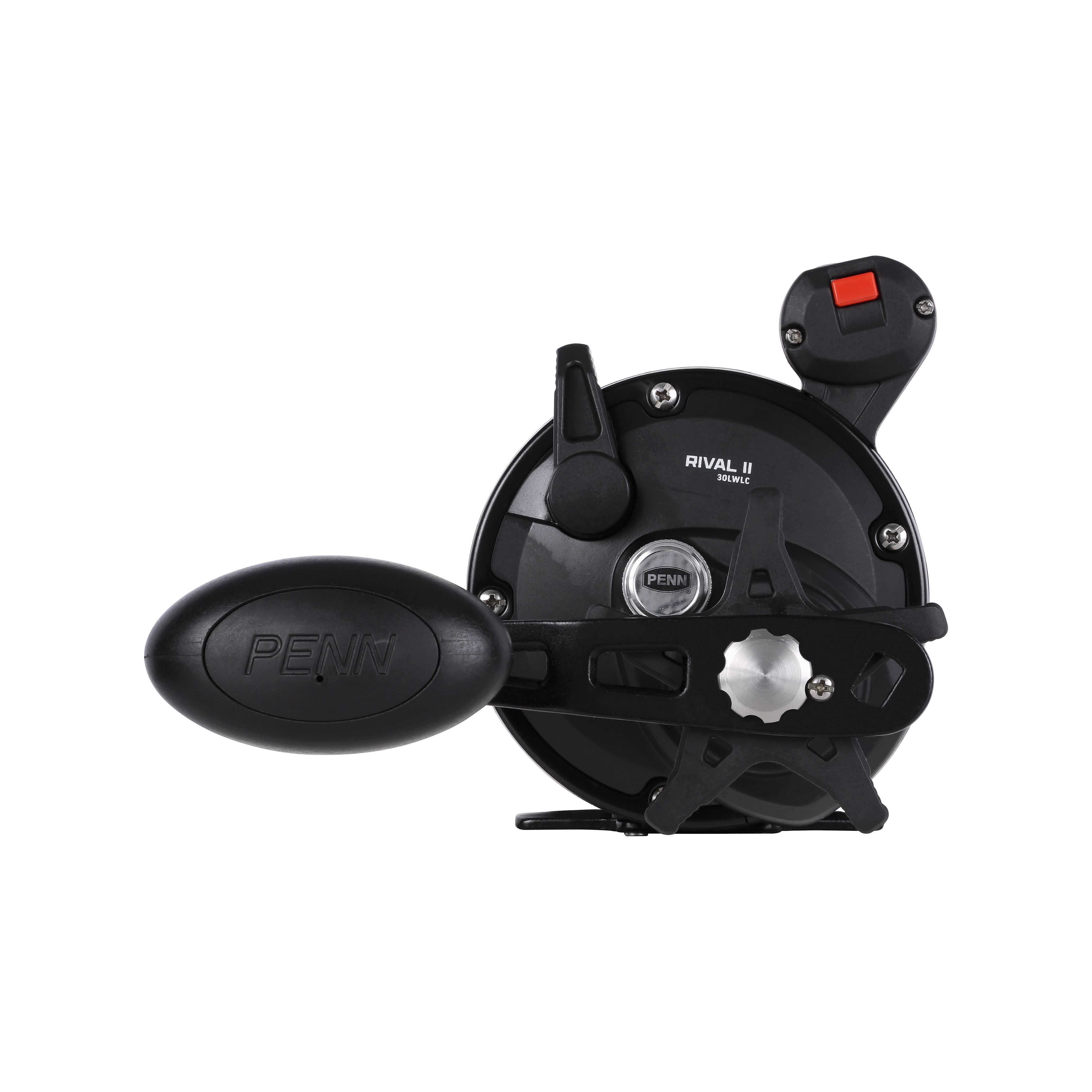 PENN Rival II Level Wind Conventional Fishing Reel, Right-Handed, 30 Size Reel