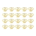 thumbnail image 3 of Servilleteros PENGJJMXG dorado 20 piezas para mesa, 3 of 5