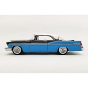 1956 شارع كرايسلر نيويوركر. Regis و Stardust Blue و Raven Black - Acme A1809007 - 1 / 18 scale Diecast Model Toy Car