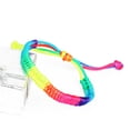 thumbnail image 3 of Xihbxyly Pulsera Fluorescente, Accesorio de Cuerda Multicolor Vibrante, Elegante y Romántica Pieza de Joyería, Llamativa y Moderna, Ideal para Uso Diario, Fiestas y Eventos, Ideal para Mujer, Diseño, 3 of 5