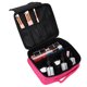 thumbnail image 3 of Bolsa de almacenamiento de herramientas cosméticas portátil, brocha de maquillaje, lápiz labial, tijeras, estuche organizador, color rojo rosa, 3 of 8