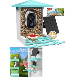 Faroro Smart Bird Feeder with Built-in 1080P HD Camera, Solar