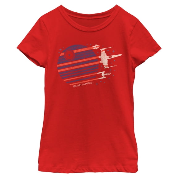 Girls Star Wars X-wing Starfighter Flyby T Shirt