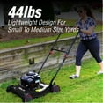 thumbnail image 6 of Hyper Tough 20" 125cc Gas Powered Walk-Behind Push Lawn Mower with Briggs & Stratton Engine, Black, 6 of 13