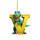 thumbnail image 1 of Colgante de dinosaurio con la letra D, decoración navideña, colgante de dinosaurio con la letra D, estilo adorable, decoración festiva para el hogar, regalo único, marco de metal.,Wsvlmg, 1 of 9
