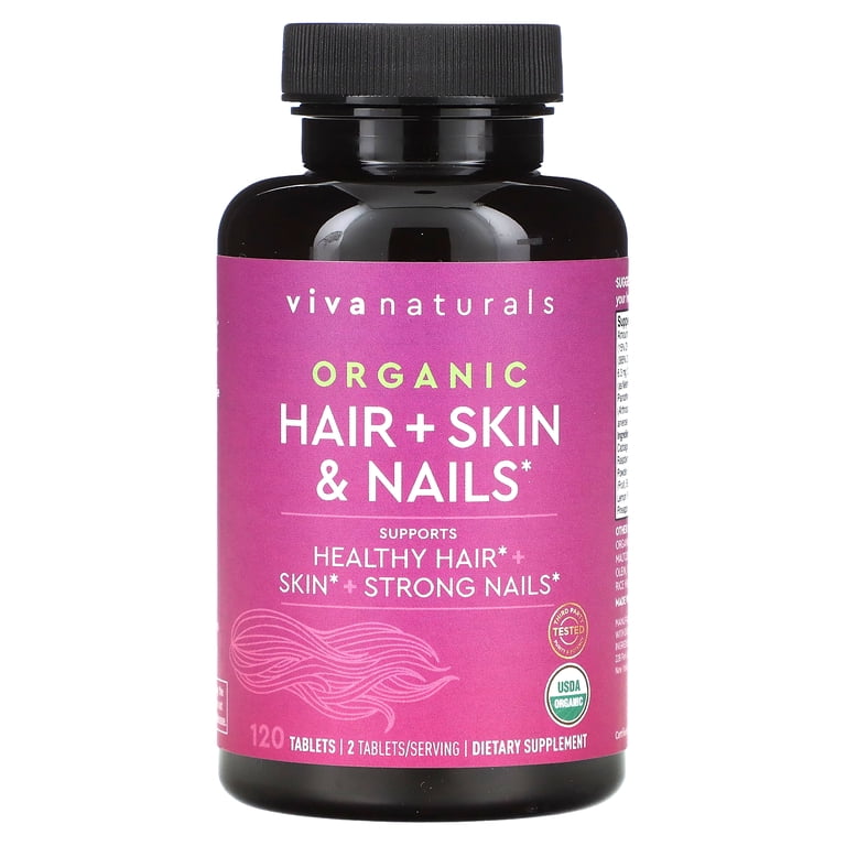 Viva Naturals, Hair, Skin & Nails Tablets, 120 count