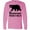 Azalea, variant on Inktastic Bozeman, Montana Black Bear Silhouette Long Sleeve T-Shirt