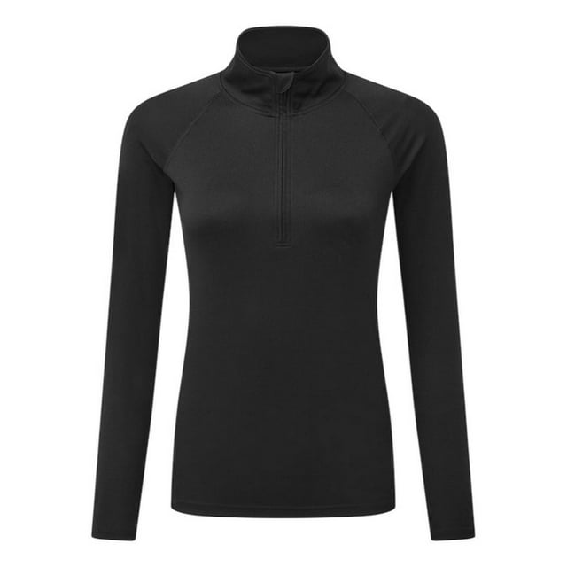 TriDri Haut à Manches Longues Performance Fermeture à Glissière 1/4 pour Femmes