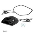 thumbnail image 1 of BeesClover 1 Pair Motorcycle Rearview Mirror Flame Pattern Reversing Mirror Electric Scooter Accessories For 8mm/10mm, 1 of 7