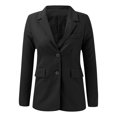 thumbnail image 1 of Vedolay Coats Womens Business Casual Blazer with Lined Double Suit Jacket,Black M, 1 of 4
