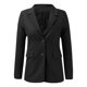 thumbnail image 2 of Gibobby Blazer de mujer Blazers casuales para mujer con frente abierto manga larga cuello de solapa chaqueta de trabajo y oficina(Negro,XL), 2 of 5