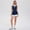 Set 03, variant on Top-kevin Tennis Skirt Set for Women Color Block V Neck Golf Pickleball Outfits Pleated Athletic Two Piece Skirts Sets