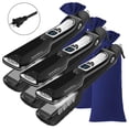thumbnail image 2 of Plancha con Peine en 3D TitaniumSteamBlack 3Pzas Plancha Negro Bolsa Azul 110-240V 160-230°C Placa 100mm x 42 mm Cerámic, 2 of 2