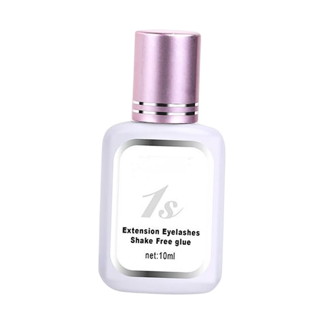 Pegamento para extensión de pestañas, secado rápido, fuerte retención profesional para mujeres y niñas, extensiones semipermanentes, herramientas de 10 ml de pegamento sin agitar Fernando Pegamento para extensiones de pestañas