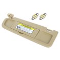 thumbnail image 5 of CCIYU Tan Beige Windshield Sun Visor Mirror Left Driver Side 83280-SNA-A01ZB Replacement fit for 2006-2010 for Honda Civic Sun Visor Assembly, 5 of 7