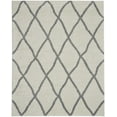 thumbnail image 3 of Nourison Shangri-La Modern Trellis Ivory/Light Grey 8' x 10' Area Rug, (8' x 10'), 3 of 9