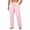 c-102Pink406, variant on PIMSSY Men Casual Pants Comfortable Solid Color Button Fly Sleep Pants For Home Outdoor Walking Slim Fit Long Trousers Male Classic Slacks