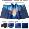 thumbnail image 6 of Large Gaming Mouse Pad, Extended XXL Desk Pad & Non-Slip Rubber Mat for Mice and Keyboard with Stitched Edges （90x40 Fengjing）, 6 of 6