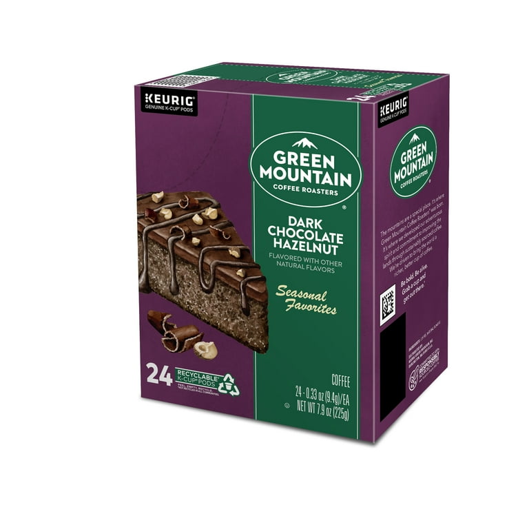 Green Mountain Coffee Roasters Dark Chocolate Hazelnut Flavored K