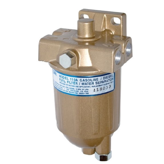 Racor 110A High Pressure Fuel Filter / Water Separator for Gasoline and Diesel