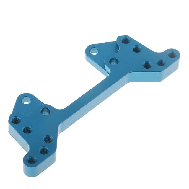 Reemplazo del amortiguador delantero CUTICAT de aleación de aluminio anodizado para HSP 94122 94123 Azul Torre de choque frontal