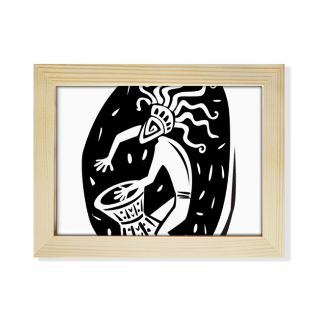 Ancient Egypt Pharaoh Outline Desktop Photo Frame Picture Art Decoration Painting 6x8 inch
