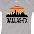 thumbnail image 4 of Inktastic Dallas Texas Skyline Vintage Boys or Girls Baby Bodysuit, 4 of 5