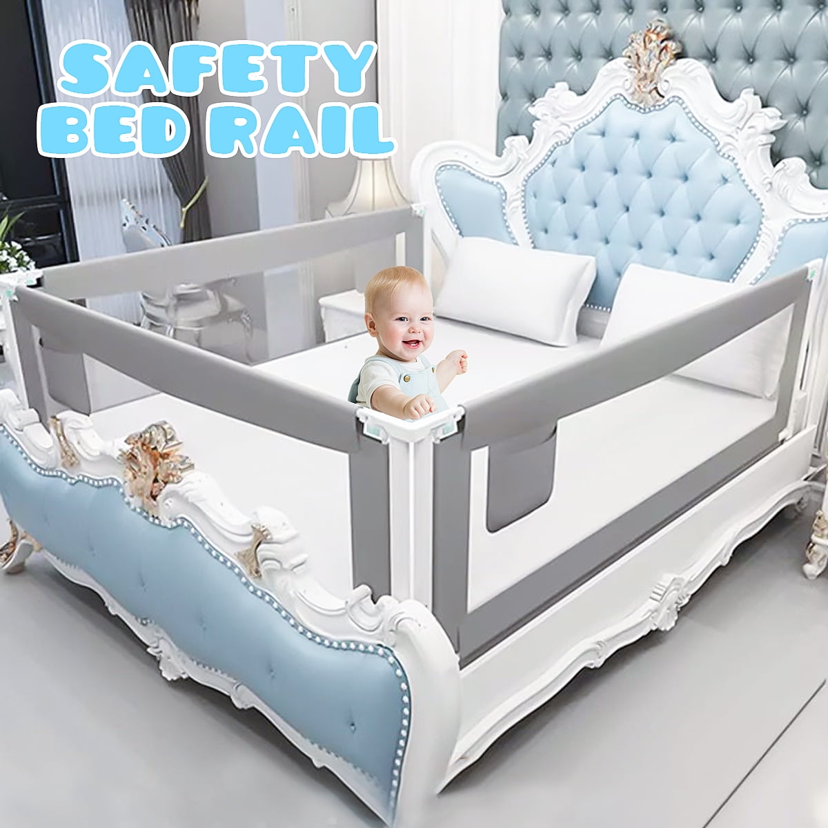 twin bed guard rails walmart