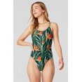 thumbnail image 4 of Traje de baño estampado tropical Roman Fashion /Juvenil, 1056 (Verde) verde M, 4 of 6