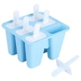 thumbnail image 4 of Molde Para Helado, Molde De Silicona, Accesorios De Cocina, Moldes Para Helado Reutilizables Hechos En Casa, Color Azul, 4 of 7