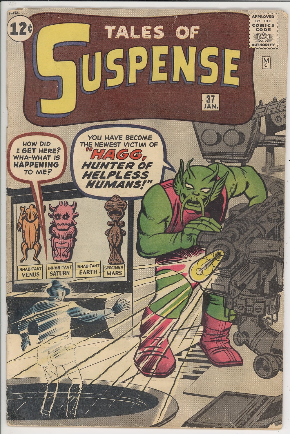 Cover of Tales of Suspense #37