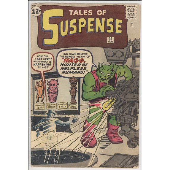 Tales of Suspense #37 Comic Book