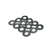 Baer Brakes 2000028 Rotor Hardware, NAS Hex Locking Nuts & Washers - 12 Pack