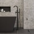 thumbnail image 5 of ALFI brand 24 x 12 Black Matte Stainless Steel Horizontal Single Shelf Bath Shower Niche, 5 of 12