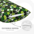 thumbnail image 5 of Haiem Pillowcase for Hair and Skin Queen - Soccer1 Printed Soft Pillowcase with Envelope Closure-16"x24", 5 of 9
