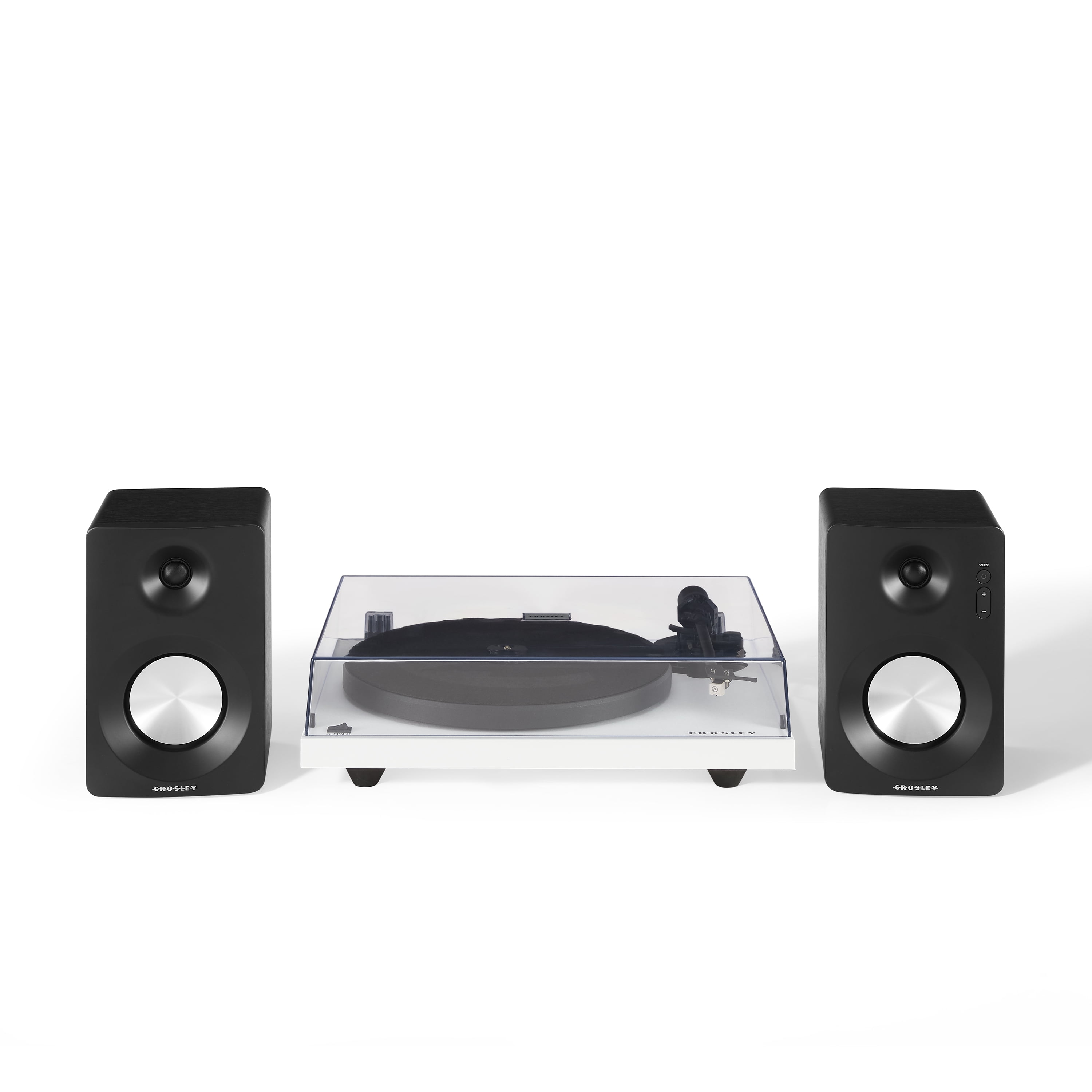 Crosley C6 Vinyl Record Player with Speakers and Wireless Bluetooth - Audio Turntables
