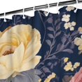 thumbnail image 3 of Pioneer Flower Floral Print Pattern Shower Curtain 36"x72" ,Bathroom Decorative Shower Curtains Set with 12 Hooks,Modern Waterproof Washable Shower Curtain, 3 of 6